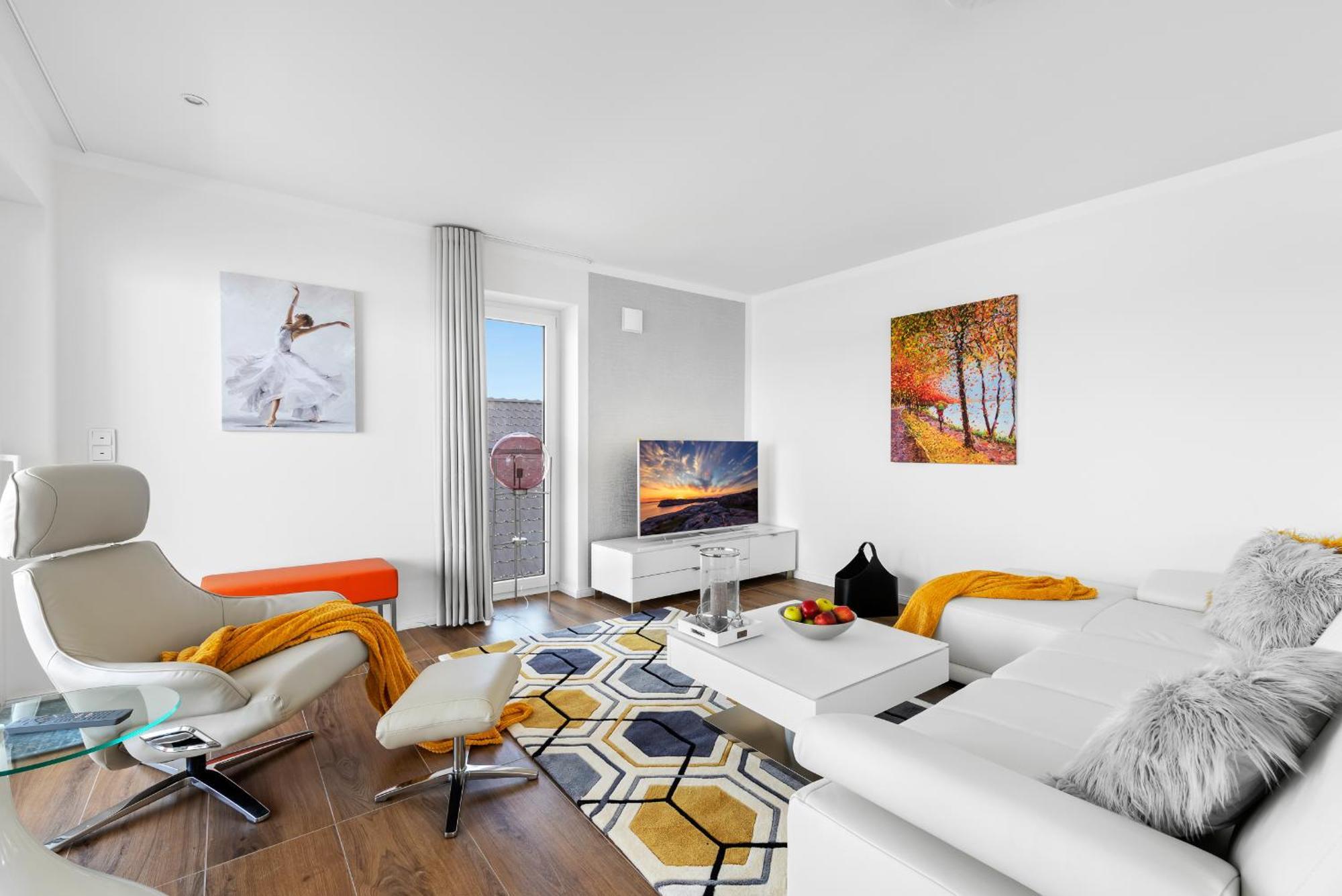 Brise- direkt am Wasser, Hafenblick, Fahrstuhl, Sauna, ueberdachter Balkon Olpenitz Exterior foto