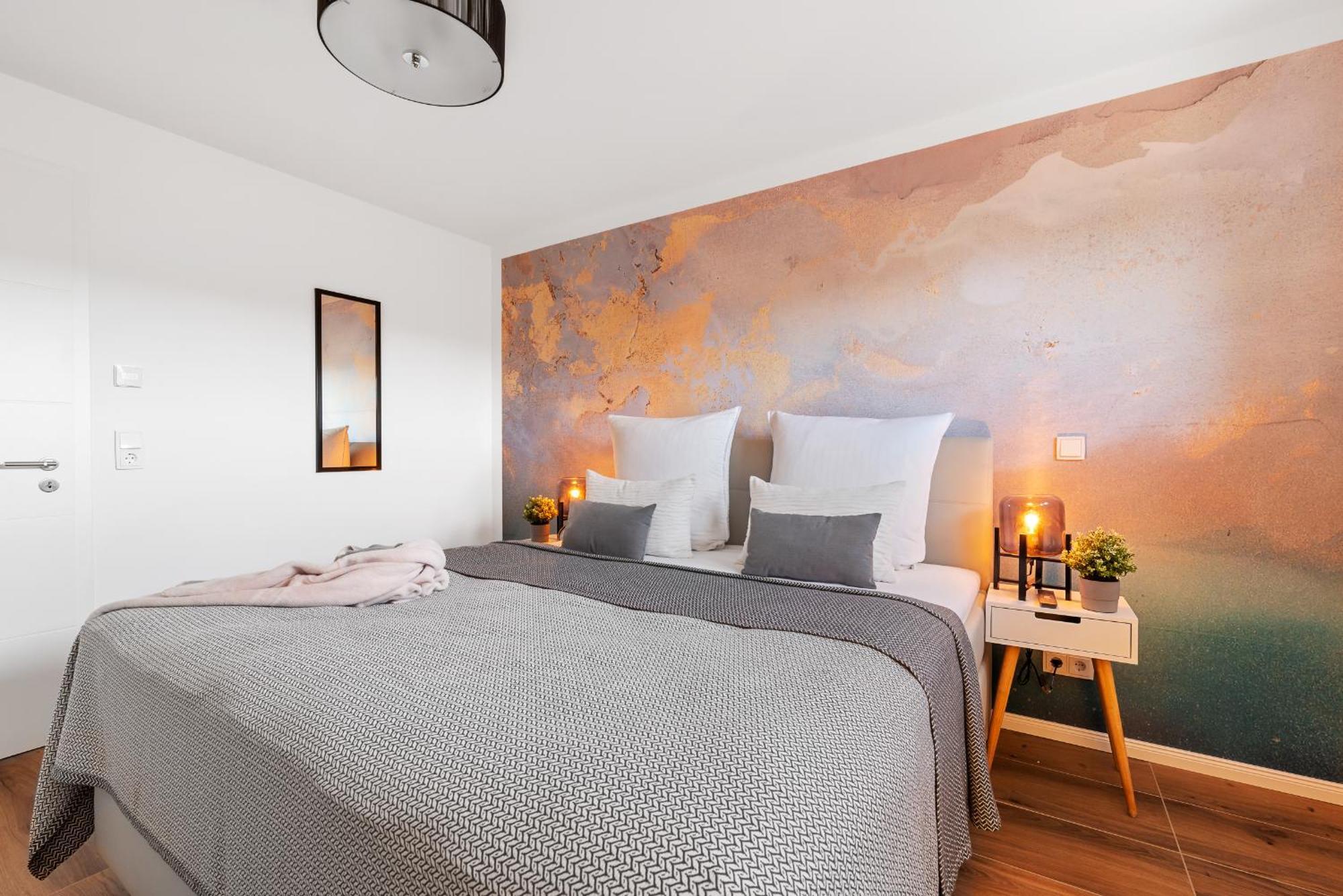 Brise- direkt am Wasser, Hafenblick, Fahrstuhl, Sauna, ueberdachter Balkon Olpenitz Exterior foto